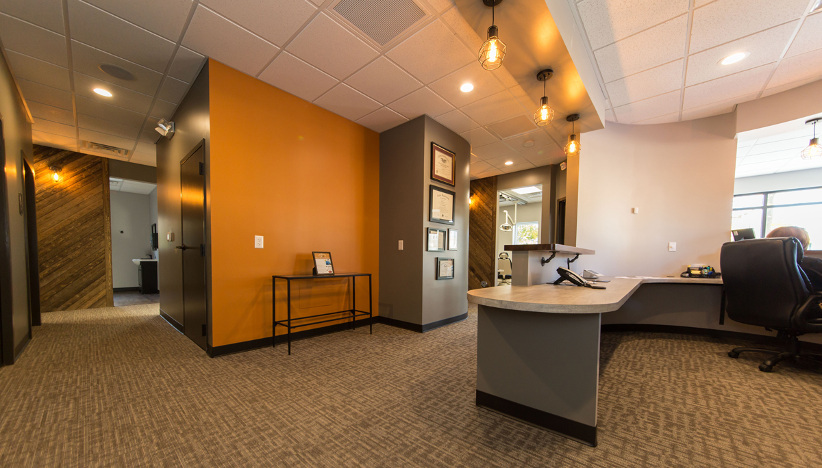 Hamilton Dental Designs Reception Area