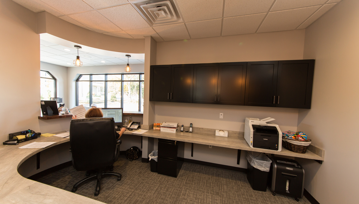 Hamilton Dental Designs Reception Area